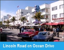Lincoln Road en Ocean Drive