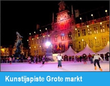 Kunstijspiste Grote markt